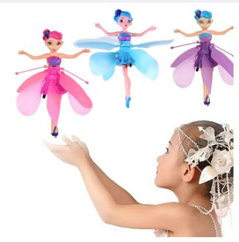 Rechargeable LED Flying Princess Dolls with Infrared Control - Magic Flying Toys for Kids - Perfect Birthday Gift - zencart